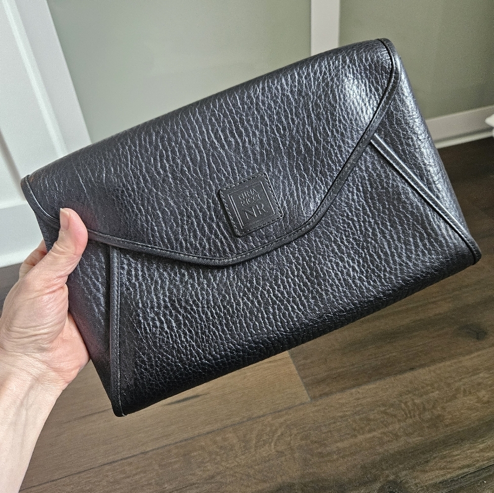 Nina Ricci Leather Envelope Clutch - Picture 12 of 12